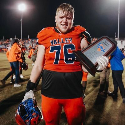 Class of 2024~Midland Valley high school Football~OL 6’3 300~All state honorable mention