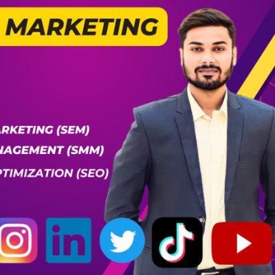 I will creates 
Search engine marketing
Content Marketing
Social media marketing
Affiliate Marketing
Email marketing
E-Commerce Product Marketing
CPA Marketing