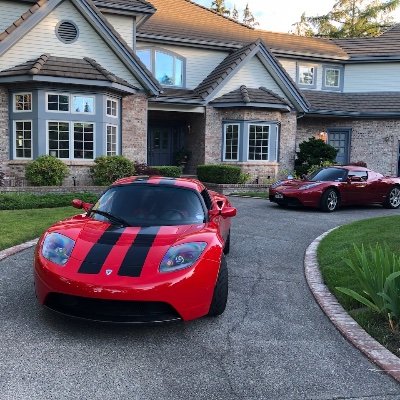 Tesla investor, owner, & brand ambassador.  We are proud owners of a Tesla 2008 Signature Roadster, 2010 Roadster Sport, 2012 Model S Signature & + other Teslas