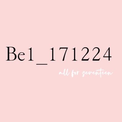 Be1_171224❤️ All for SVT💎