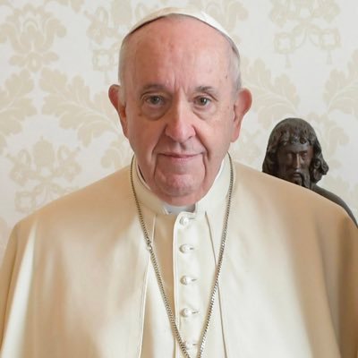 welcome to the official twitter page of his Holiness pope Francis