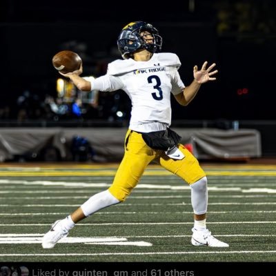 Oak Ridge High School ‘25 | QB | 6’1 175 | 3.5 GPA