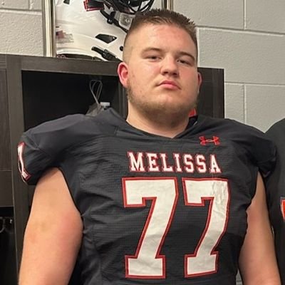#77 6'3, 275, IOL 2025
2023 All State Honorable Mention OG, 2nd team all district OG
78 wingspan 
NCAA ID=2108298578
3.6 GPA
660 squat, 340 clean
469-500-4655