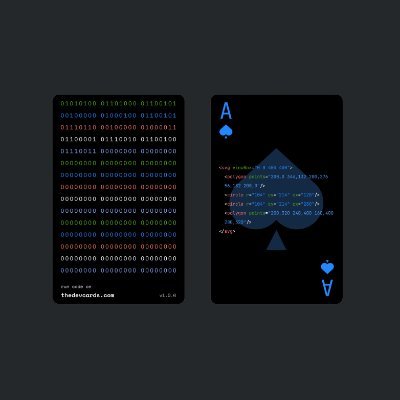 54 Tech-themed PLAYING CARDS ♠️💙♦️♣️ — Each card suit has it’s exact CODE printed on it — RUN the printed CODE on https://t.co/X6g4bJECTC 🌐