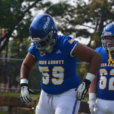 6’3 293lbs 19 years old ||John Abbott College|| email: narthur121@gmail.com ||C/O: 2025