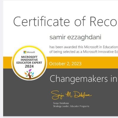 Samir05112973's profile picture. Kholof School