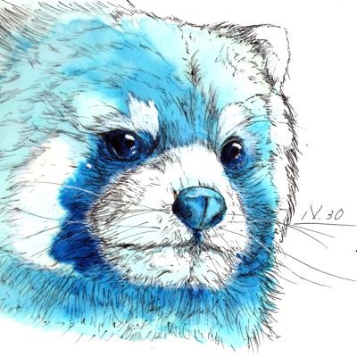 n30bluezone's profile picture. 青い絵を描きます|動物と蛾|水彩画|点描画|アナログメインでデジタルも融合|成人済|転載禁止|No unauthorized reproduction|FBご自由にどうぞ|二次創作用垢⇒@n30grayzone