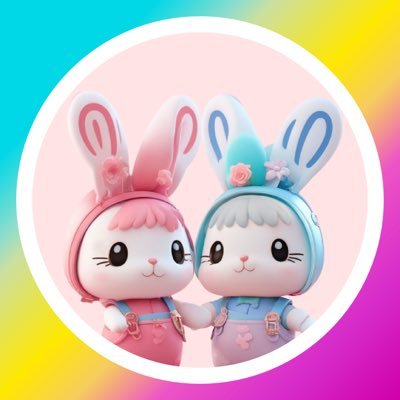 心に「きゅん」と笑顔を♡AIカワイイ工房で働く🐰🐰AIを駆使して楽しくてカワイイ🩷を創り出す┊︎絵本・アイコン・LINEスタンプ・SUZURIのグッズなどカワイイを形に🩵┊︎エッサーホイサーとちいかわさんのように！労働して報酬をもらえるよう頑張るよ┊︎#AIうさぎ部 部長