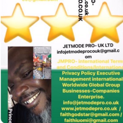 JMpro- Mr. Isaac Uzemefetah;- Entrepreneur Owner CEO “JETMODE PRO- Uk Ltd. info@jetmodepro.co.uk https://t.co/H3aM1DaH3g JETMODE PRO- “professionals.