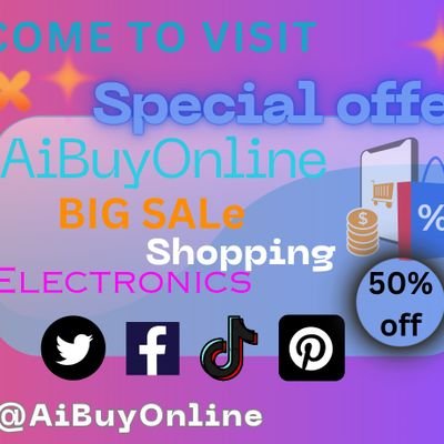 A pleasant journey for customers around  world🌍Hi everyone; AiBuyOnline your one- stop destination for cutting- edge gadgets and smart results. intelligent hom