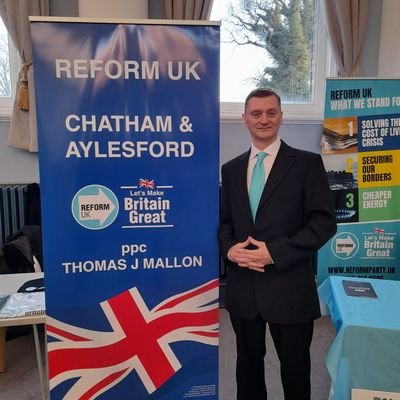 Reform UK . representing the people of the Chatham & Aylesford constituency