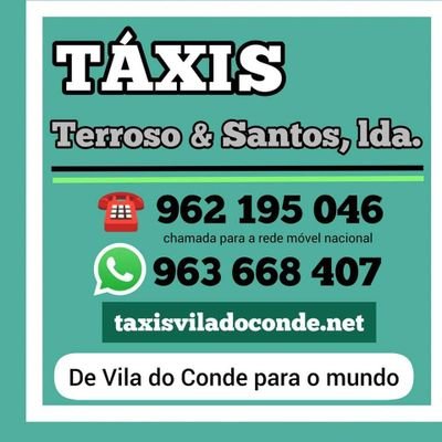 Somos uma empresa dedicada ao Serviço de táxi na cidade de Vila do Conde e Zona Norte.
Serviços personalizados com motoristas dedicados e simpáticos.