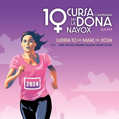 Foment de l’esport salut femení i solidària amb la Beca Marta Santamaria i IRB Lleida per la investigació del càncer de mama. 🏃🏽‍♀️