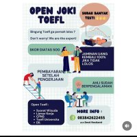 Joki Toefl Semarang(@lililiyerrr) 's Twitter Profile Photo