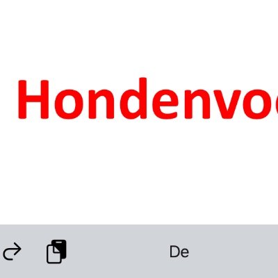 Hond, hondenvoer via speciaalzaak of supermarkten