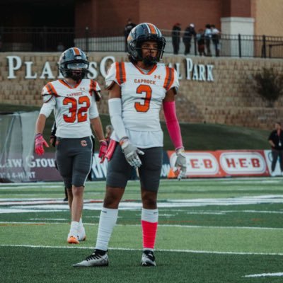 | Caprock HS | c/o 24’| 5’10 | DB | 3.8 GPA | Football, Track and Field | 21’ 1/2” Long Jump | email: dallesh9805@icloud.com |