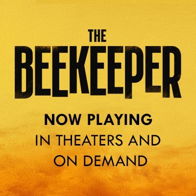 Protect the hive. #TheBeekeeper starring Jason Statham is now playing on demand and in theaters! Get tickets now.