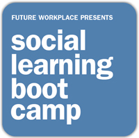 The Social Learning Boot Camp is a 2-day interactive learning experience with peers/experts about launching social learning. Offered publicly and internally.