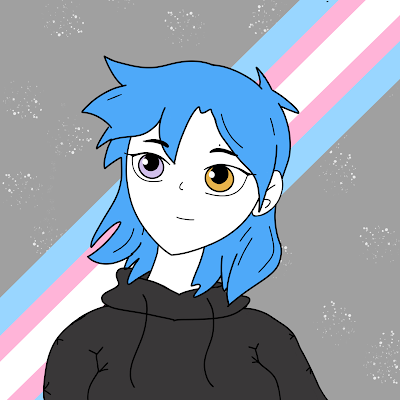 here's my private account, just be prepared for much gay
She/they transbian Asexual that enjoys flirting waaaaaayyyyyyy too much and enjoys women/adjacent peeps