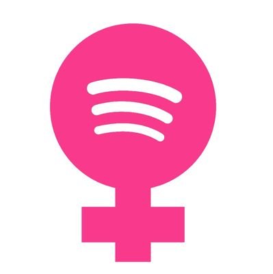 Infographics about female albums and their streams on Spotify / Managed by @Blackout_Zone