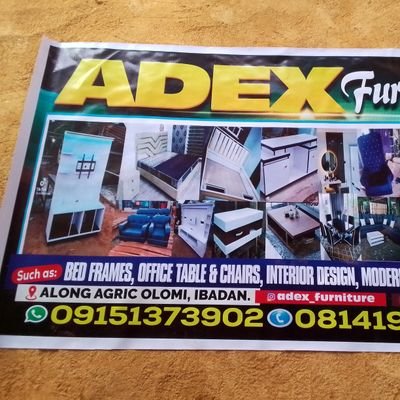 Adex furniture this is my WhatsApp number 09151373901 call me or message me