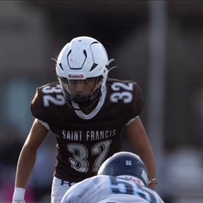 3.8 GPA//Football//MLB/OLB//Tight End//HT 6’0//weight 170//CO 2027//Saint Francis High School in Mountain View