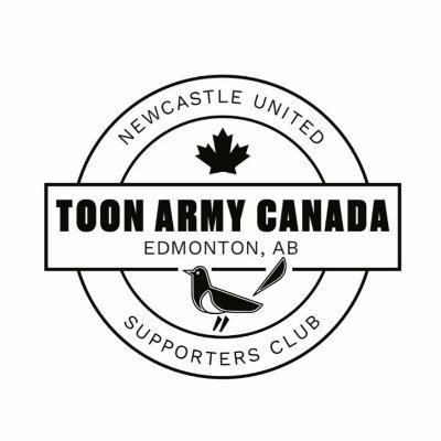 Edmonton's supporters of Newcastle United. Howay the lads!