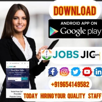 Jobs Consultancy  Jobs India Care Presents https://t.co/eCSyyy30J4# Download This App Play Store#Provide All Types Jobs & Staff #Delhi/Ncr