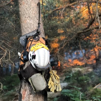 Bombero forestal💦 🔥con nocturnidad🦉libre a la sombra de la sierra🏔️