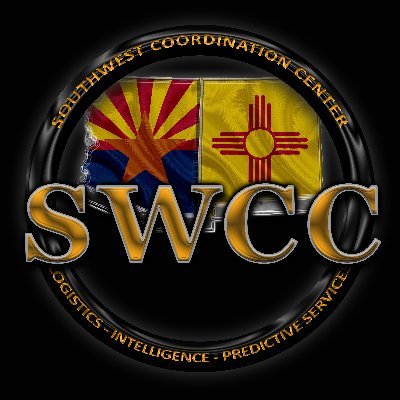 SWCC coordinates wildland fire resources for agencies w/in AZ/NM. Tweets are limited to emerging fires requesting resources via SWCC and National Resource Mobs.