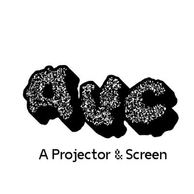 A Projector & Screen - dedicated to the exploration of sound and visuals through events, exhibits and workshops