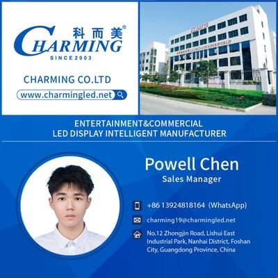 from Charming LED Company, has 20 years of experience in LED display screen export trade factory. Whatsapp:+86 139 2481 8164 charming19@charmingled.net
