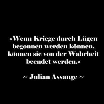 Politisch weder rechts noch links gesinnt.
Für  Meinungsfreiheit und gegen die Unterdrückung von kritischen Stimmen.

#freeAssangeNow
#WarCanNeverBeTheAnswer