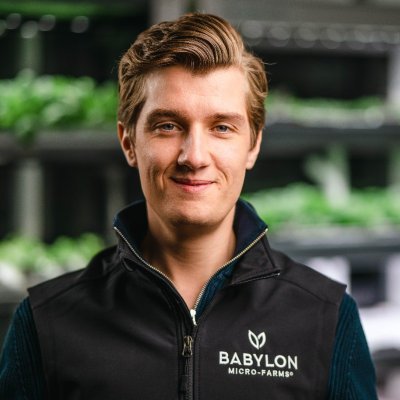 CEO of Babylon Micro-Farms Inc. | Forbes 30 Under 30 | Sharing my thoughts on sustainable solutions and hardware tech.