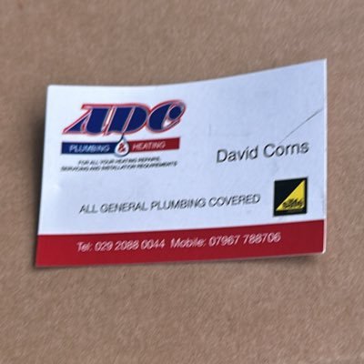 adcplumbing's profile picture. plumber gas heating service and installer based in Llanbradach