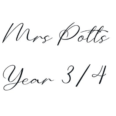 Welcome to the Year 3/4 twitter page! Here you can find what great things we get up to and key information for the year.
Mrs Potts is our class teacher 👩‍🏫