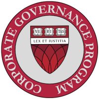 Harvard Law School Program on Corporate Governance(@HarvardCorpGov) 's Twitter Profile Photo