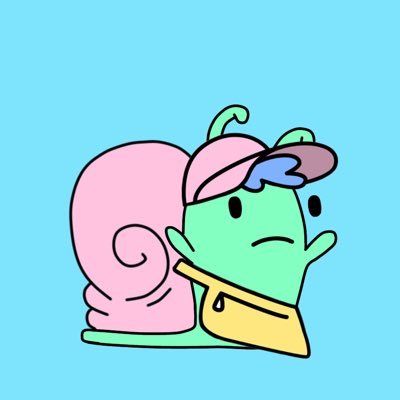 Inspired by the animal snail, A snail with an art theme and full of bright colors, having a snail will always make your day colorful🐌 #snail_doodle #Snail_Art