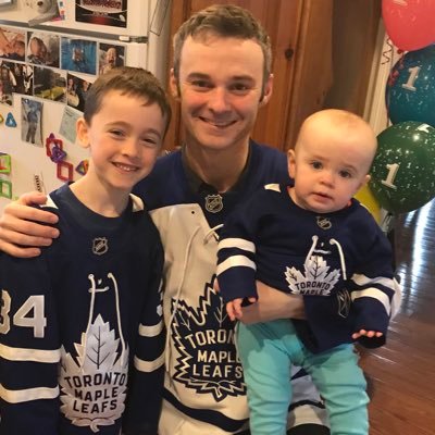 Hockey dad. Toronto sports.