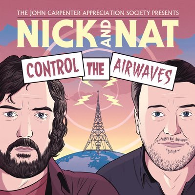 The #JCAS (John Carpenter Appreciation Society) are Britain’s two coolest comedians @TheNickHelm and @NatMetcalfe Later losers!