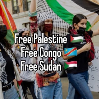 Free Palestine🇵🇸 Free congo🇨🇩 Free Sudan 🇸🇩