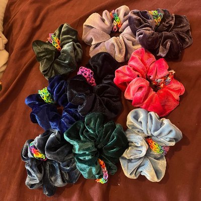 hello claire's scrunchies black one have to guess colours birmingham