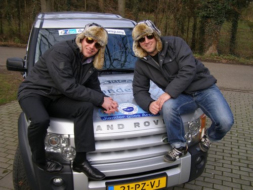 Gerben Peet & Luc Nederlof | Drivers of Arctic Challenge Tour 2012 | Jiander goes Arctic | Jianderfonds