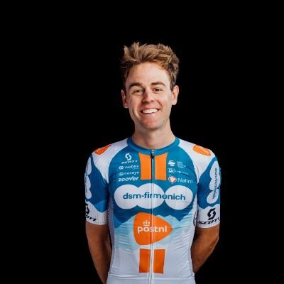 Aussie Pro Cyclist riding for Team dsm-firmenich PostNL