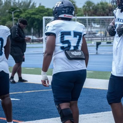 C/O 2025 6’0 260 LBS IOL 4.0 GPA BIG #57 Miami Palmetto Senior Highschool 🅿️