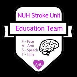 We are the education team for NUH Stroke unit who support the stroke wards, TIA clinic & Stroke emergency front door.