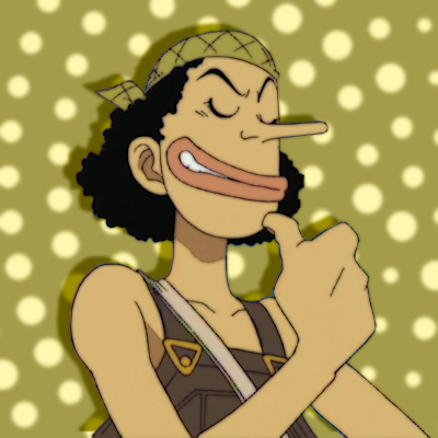 There's no need for a bio, as you probably know ALL about the Great Captain Usopp!! (Not affiliated with One Piece!!) NSFW DNI PLEASE AND THANK YOU.