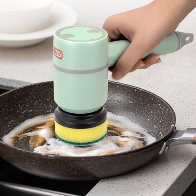 Make your dishwashing experience easier with the sponge scrubber gun