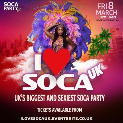 We Specialise In all Things Soca. Our Aim Is To Give You An Amazing Caribbean Experience.