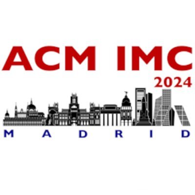 ACM Internet Measurement Conference 2024

Check me out here: https://t.co/4NfUMiqsbD
Send me you papers here: https://t.co/flKfst8Wjw